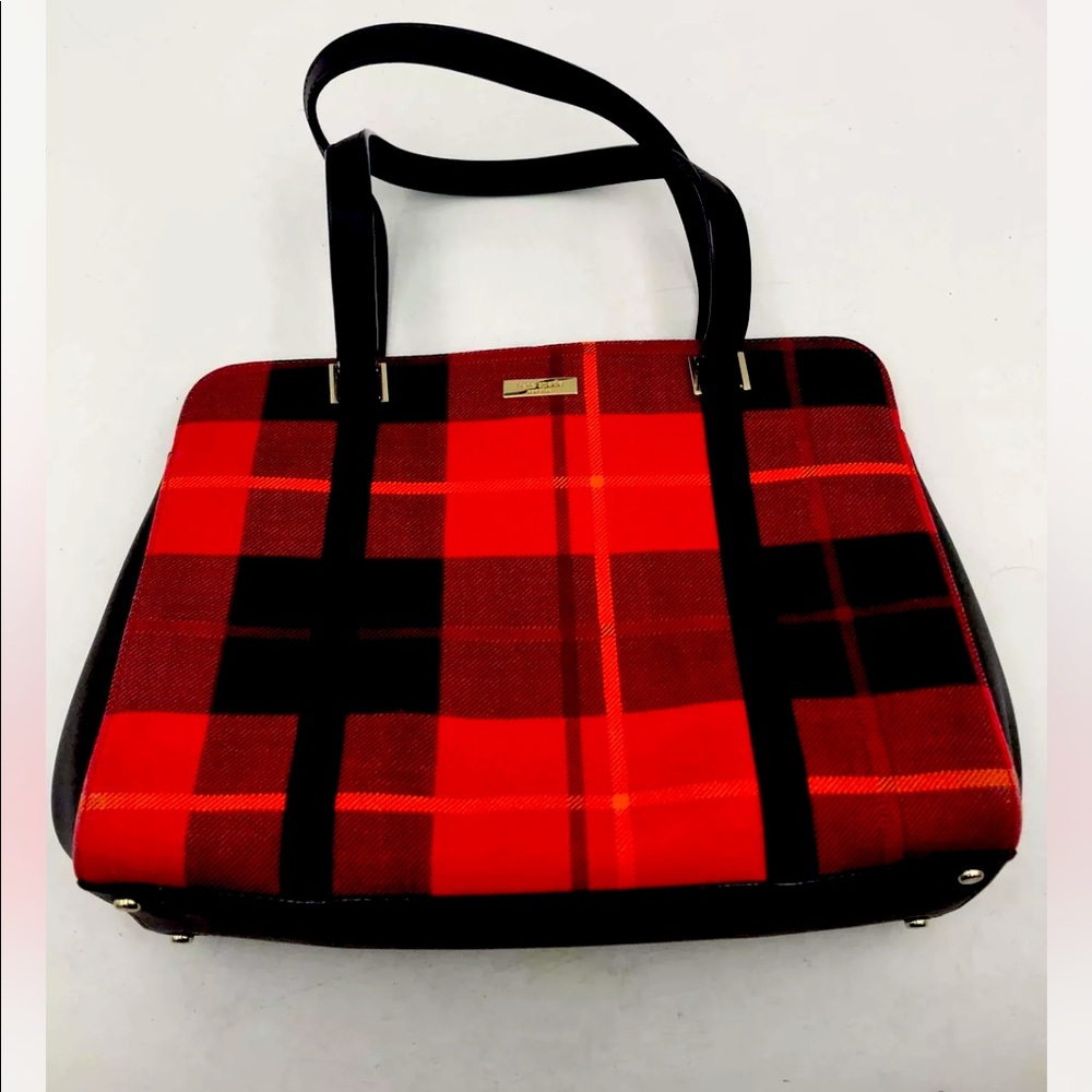🚫SOLD❌. 
Kate Spade - Plaid Rachelle